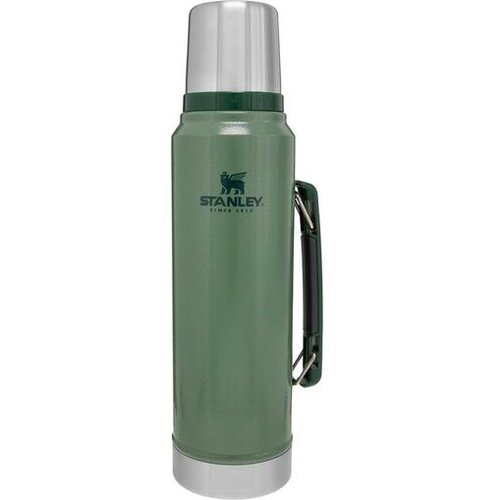 Stanley termo steklenica The Legendary Classic Bottle Hammertone Zelena 1L Slike