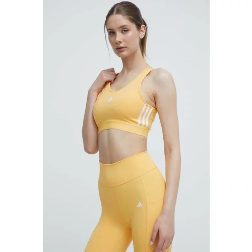 Adidas Top ženski, rumena barva, IR6110