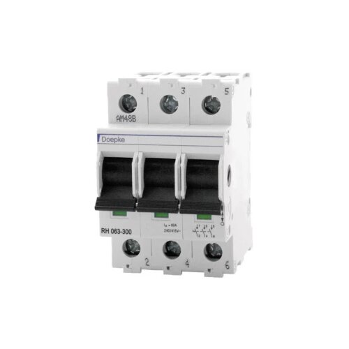 Doepke 09981062 Za&amp;scaron;titna sklopka za glavni vod 3-polni 63 A 240 V, 415 V Slike