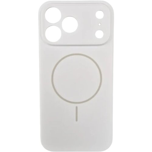 Lux silikonska futrola za bežično punjenje za iphone 17 pro, bela Slike