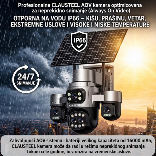 sgurnosna kamera solarno napajanje na sim 4G Slike