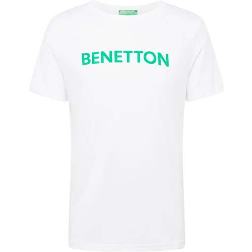 United Colors Of Benetton Majica limeta / bijela