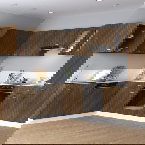 vidaXL Viseći ormarić boja smeđeg hrasta 60x31x60 cm konstruirano drvo Cijene