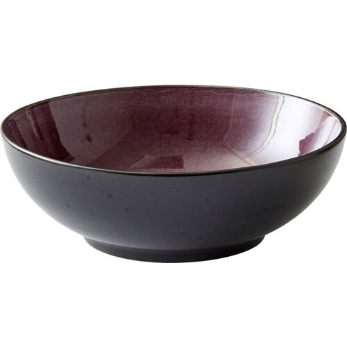  Skleda za solato 24 cm - črna / vijolična Slike