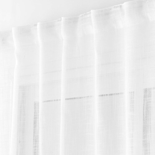 Douceur d int&amp;eacute;rieur Bijela prozirna zavjesa 140x240 cm Haltona &amp;ndash; Slike