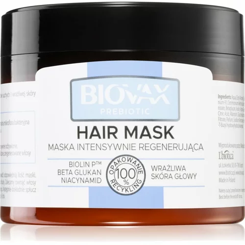 L´Biotica Biovax Prebiotic regeneracijska maska za lase 250 ml