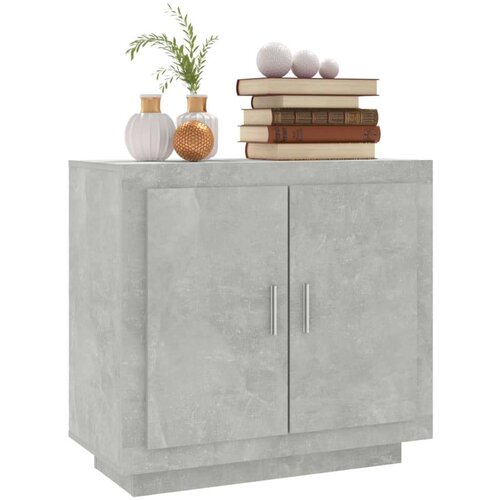 VidaXL komoda siva boja betona 80x40x75 cm od konstruiranog drvo Slike