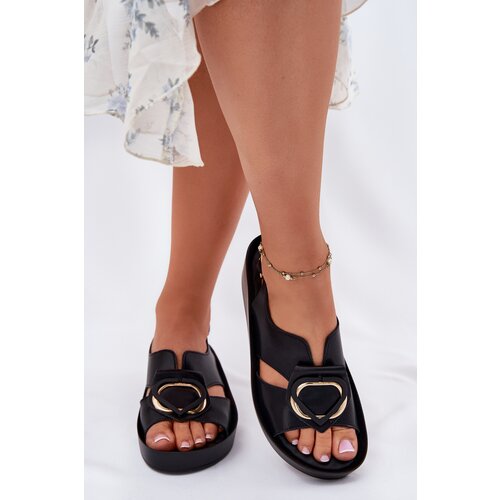 S. BARSKI Leather Women&amp;#039;s Wedge Sandals S.Barski Slike