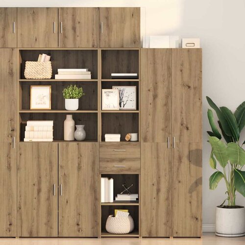 vidaXL Highboard Umjetnički hrast 40 x 42,5 x 185 cm Konstruirano drvo Cijene