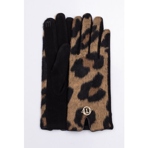 Monnari Woman's Gloves 180576259 Animal Pattern Cene