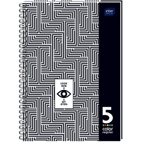  KOLEGIJ A5 KARO 100L PERFORACIJA PLUS 2RUPE RUB U BOJI INTERDRUK Slike