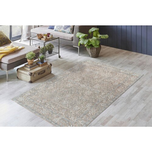 Kayoom VINTAGE PREPROGA 160/230 cm potiskano zelena, bež Slike