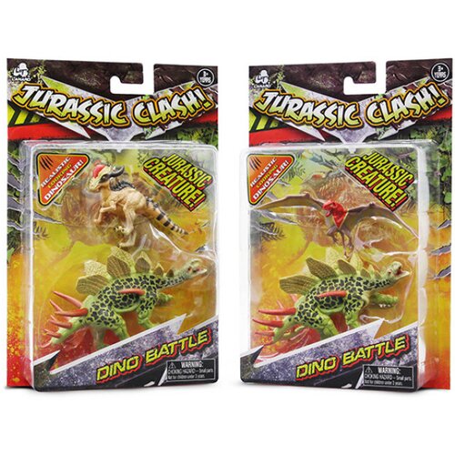 Lanard Jurassic Clash Dino 2 Figure Slike