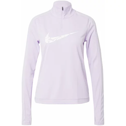 Nike Tehnička sportska majica 'SWOOSH' lila / bijela