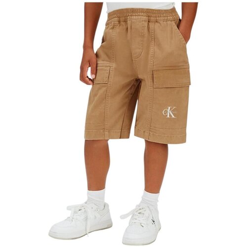 Calvin Klein Jeans Kratke hlače &amp;amp; Bermuda LVCKSJC31BGEZ Bež Slike