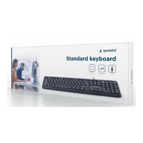 Gembird KB-U-103-YU Standardna tastatura SRB (YU) layout black USB (393) Slike