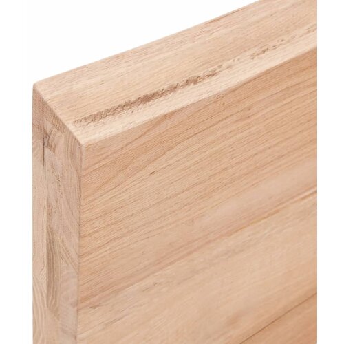  Zidna polica svjetlosmeđa 60x50x(2-6) cm obrađena hrastovina Slike