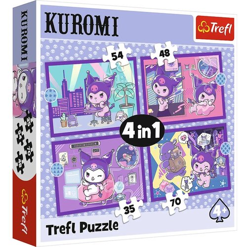Trefl Puzzle 4u1 Kuromi Day 34676 - 54/ 48/ 35/ 70 delova Cene