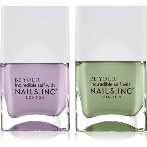 Nails Inc. Summer Matcha Mood Duo set lakov za nohte Slike