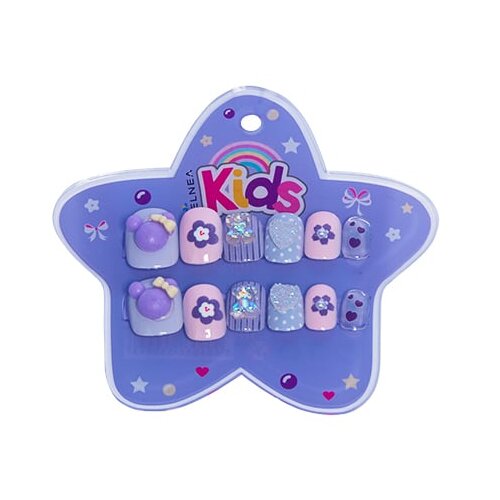 VELNEA KIDS samolepljivi noktići ljubičasta mi&scaron; 12kom Cene