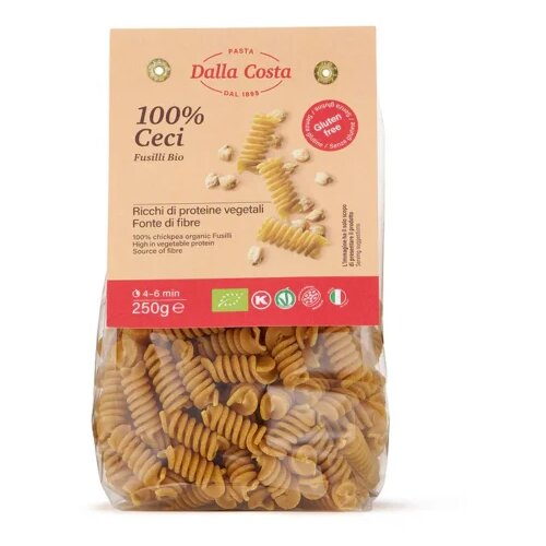 Dalla Costa Fusilli od slanutka 100% organski, bez glutena 250 g Slike