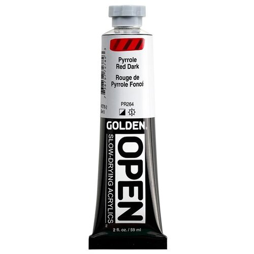  GOLDEN OPEN akrilna boja koja se sporo su&amp;scaron;i 59 ml | 7278 Pyrrole Red Dark Slike