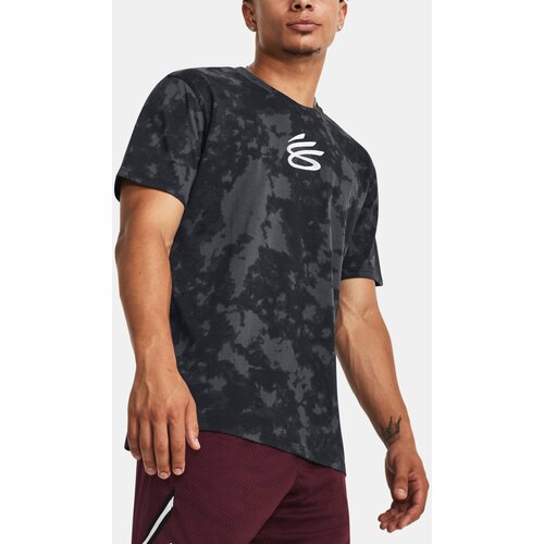 Under Armour T-Shirt UA CURRY LOGO HEAVYWEIGHT-BLK - Men's Cene