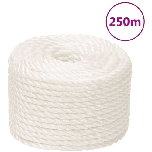  Radno uže bijeli 16 mm 250 m od polipropilena Slike