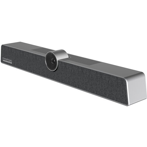 PRESTIGIO SOLUTIONS Video Conferencing Collaboration Bar Alpha: UHD, 12MP, 6 mic, 8m (Range), Connection via USB Type-C or AUX PVCCU12M601 Cene