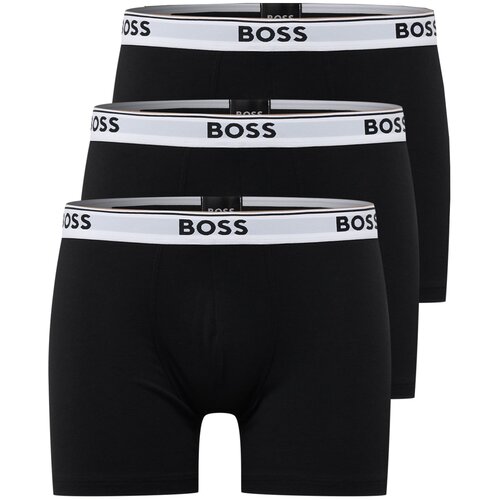 BOSS Black Bokserice 'Power' svijetlosiva / crna / bijela Cene