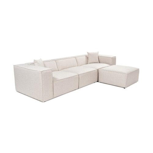 Atelier Del Sofa ugaona garnitura Lora (L1 O1 1R POUFFE ) Light Brown Slike