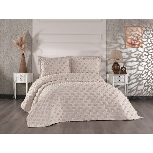  Hayal - cappuccino cappuccino double bedspread set Slike
