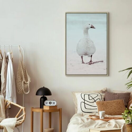  Slika - Winter Duck (1 Part) Vertical 40x60 U prirodnom drvenom okviru Slike