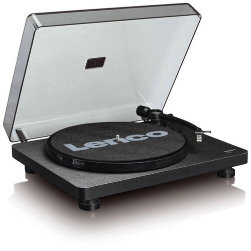 Lenco L-30BK Gramofon, RCA izhod, USB B PC kodiranje, 33 in 45 RPM, Audio-Technica AT3600 cartridge, črn Slike