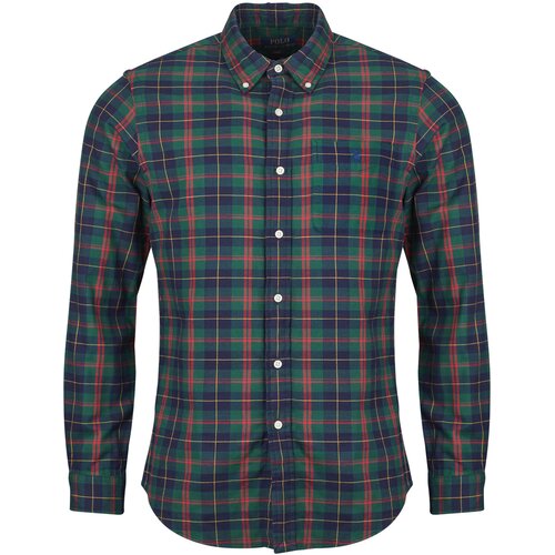 Polo Ralph Lauren CHEMISE COUPE DROITE EN OXFORD DOUBLE FACE Vi&amp;scaron;ebojna Slike