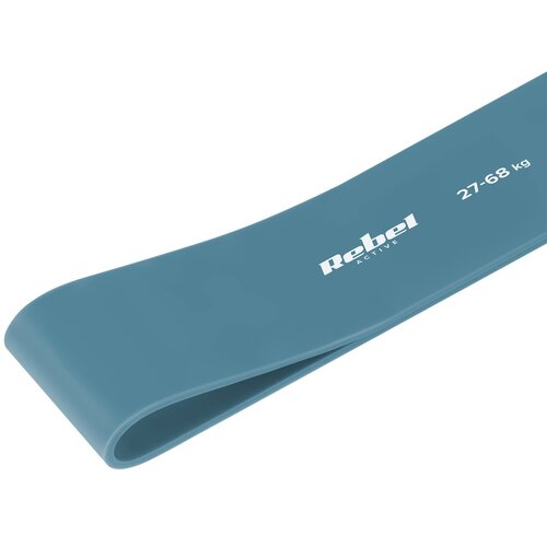 Rebel ACTIVE Lateks (guma) elastična traka za vežbanje Power Band PL-6, plava, otpor 27-68 kg, model RBA-3000-6 Slike