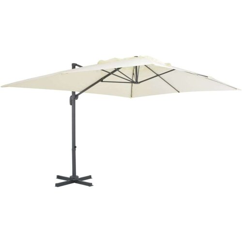 vidaXL Previsni senčnik z aluminijastim drogom 400x300 cm peščen Cene