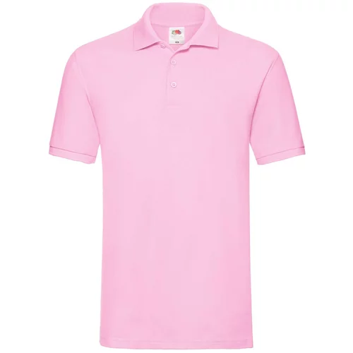 Fruit Of The Loom Light pink men's Premium Polo shirt Friut of the Loom