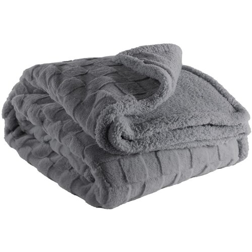 Tiseco Home Studio Siva deka od mikropliša 150x200 cm Rava – Cijene