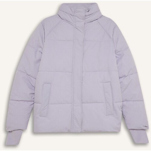 Defacto Fit Warm Puffer Jacket Water Repellent Windproof Finger-fastened Stand Collar Zippered Pockets Slike