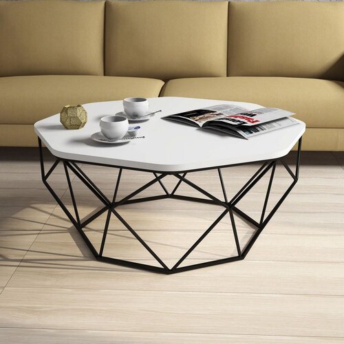  Klub sto Diamond 90x38x90cm Beli Cene