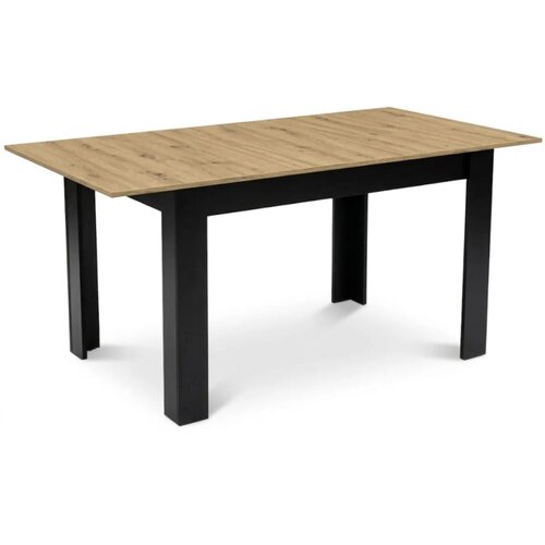  Pravokutni rastezljivi stol 120&amp;ndash;160 &amp;times; 80 cm za kuhinju i blagovaonicu, za 4&amp;ndash;6 osoba, artisan hrast Slike