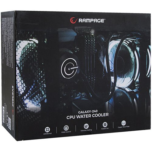 Rampage gaming Vodeno hlađenje za procesor Galaxy-240 Slike