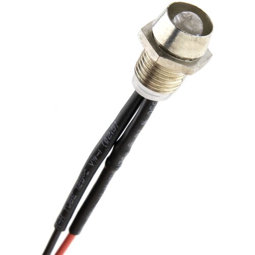  Ugrabena signalna LED dioda 12V 6000K 10mm Cijene