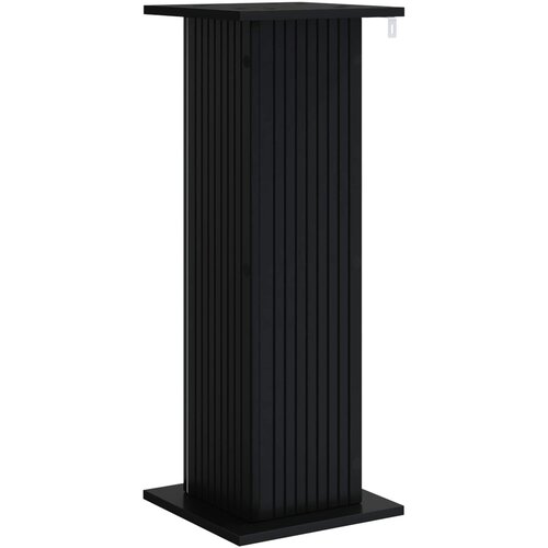  Stalak za biljke Crna 30,5 x 30 x 80,5 cm Konstruirano drvo Slike