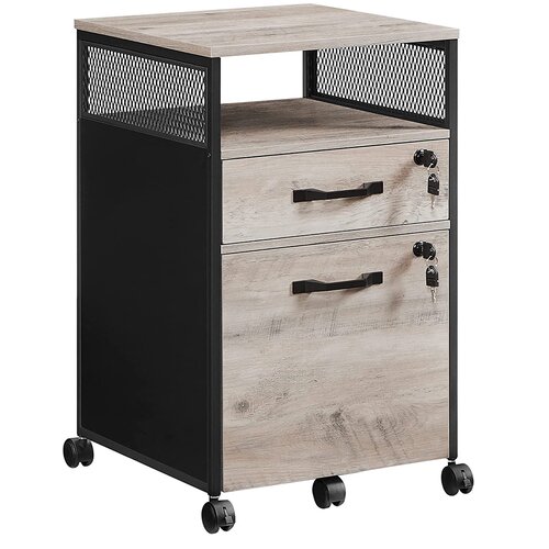 Songmics Predalnik za dokumente 44x42x69 cm Črn, (5000273772) Slike
