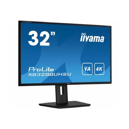 Iiyama ProLite monitor XB3288UHSU-B5 32 4K, nastavljiv po višini, HDMI, VA plošča, brez utripanja, PIP