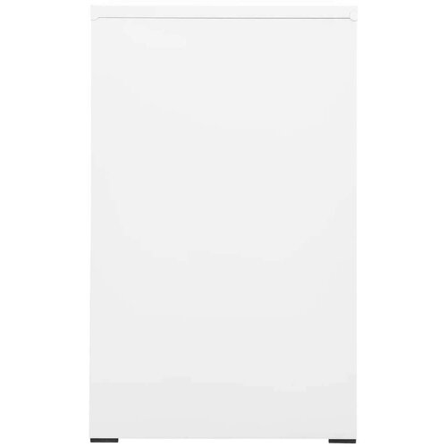 VidaXL Ormarić za spise bijeli 46 x 62 x 102,5 cm čelični Slike