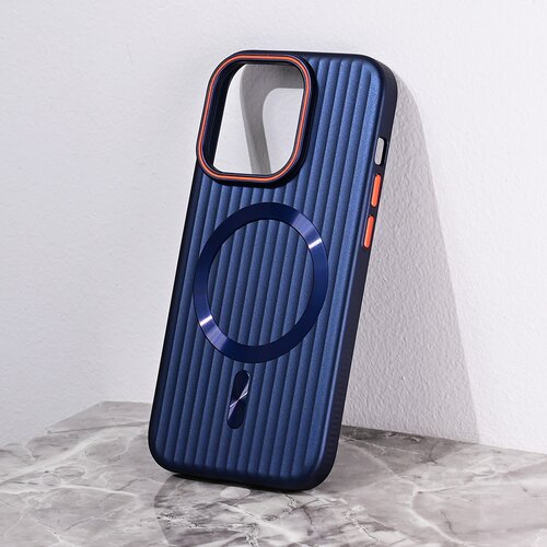 Torbica Magsafe Stripe za iPhone 13 Pro 6.1 plava Slike