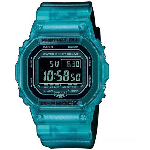 Casio Muški g shock plavi digitalni sportski ručni sat sa plavim kaišem ( dw-b5600g-2er ) Slike